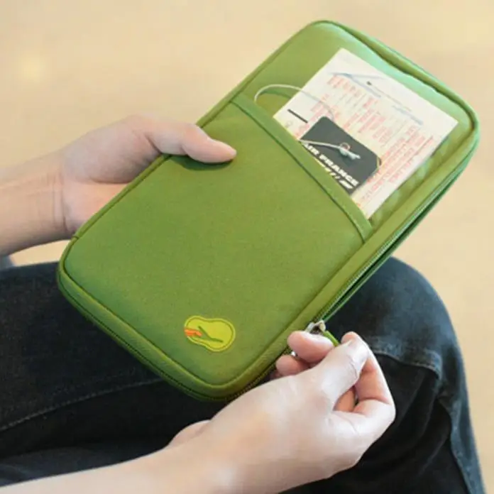 Fashion Travel Wallet Passport Ticket ID Credit Card key Holder Cover