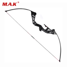 Регулируемая прямая тяга Американский изогнутый лук длина 60 дюймов 30-50 фунтов Регулируемый для стрельбы из лука охота стрельба