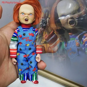 

2019 14CM Fashion Chucky Figure Creative PVC collectible model Doll Toys Action Figure Chucky fans loves HB99