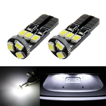 

2x T10 W5W License Number Plate Light LED Bulbs Lamp For Hyundai Sonata ix25 ix35 i20 i10 accent solaris