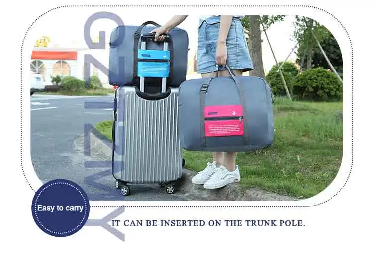 Hot Casual Large Capacity luggage Packing Tote suitcase companion Bag Folding Clothes Storage Pouch Portable Home Storage Bag (29)