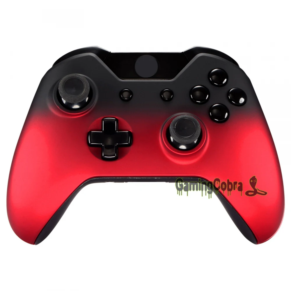 Shadow Red Мягкий сенсорный передний корпус Лицевая панель для Xbox One Стандартный контроллер-XOMSF19