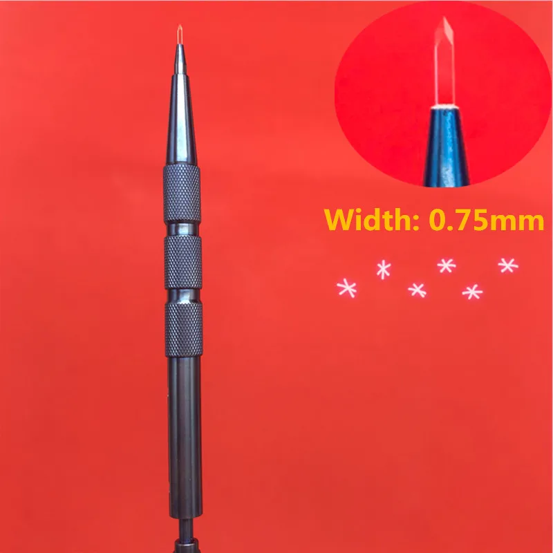 

0.75mm Hair Transplant pens Sapphire Blades Hair Transplant Tools hair planting pen