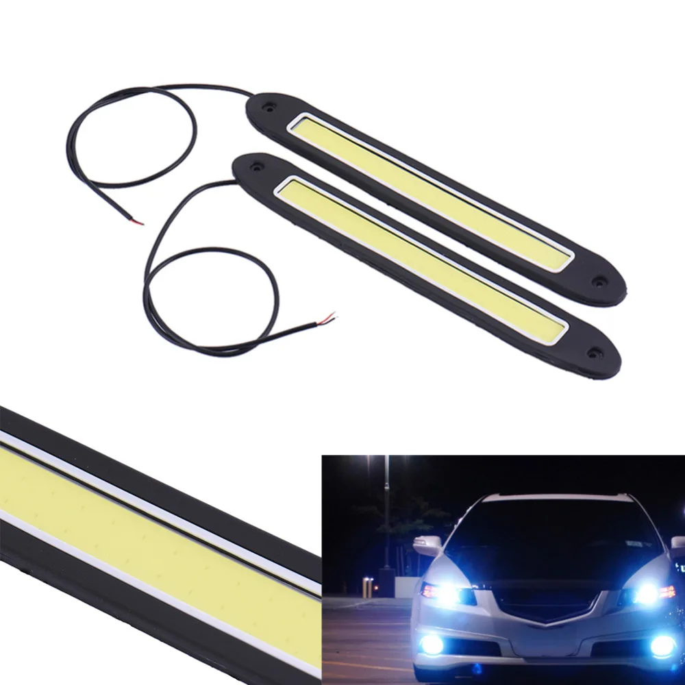 2pcs Super white LED Daytime Running Light Waterproof COB Day Time
