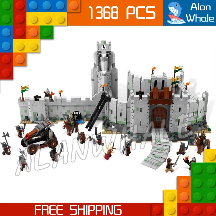 

1368pcs The Lord of the Rings The Battle of Helm's Deep 16013 Axe Model Building Kit Blocks Toys Bricks Compatible with Lego