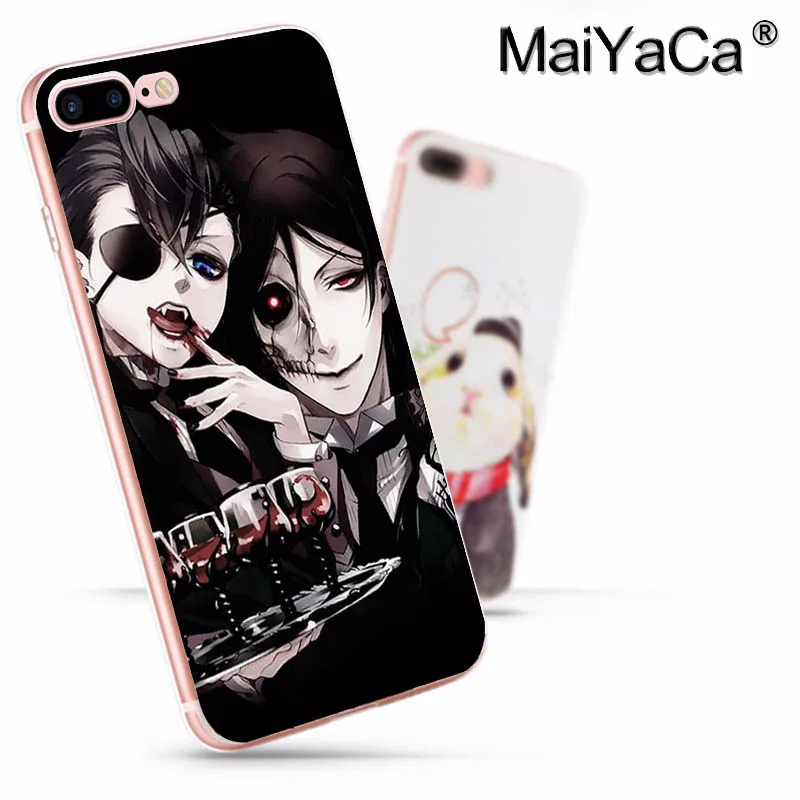 MaiYaCa Батлер Себастьян Michaelis чехол для телефона iphone SE 2020 11 pro 8 7 66S Plus X 10 5S XS XR MAX
