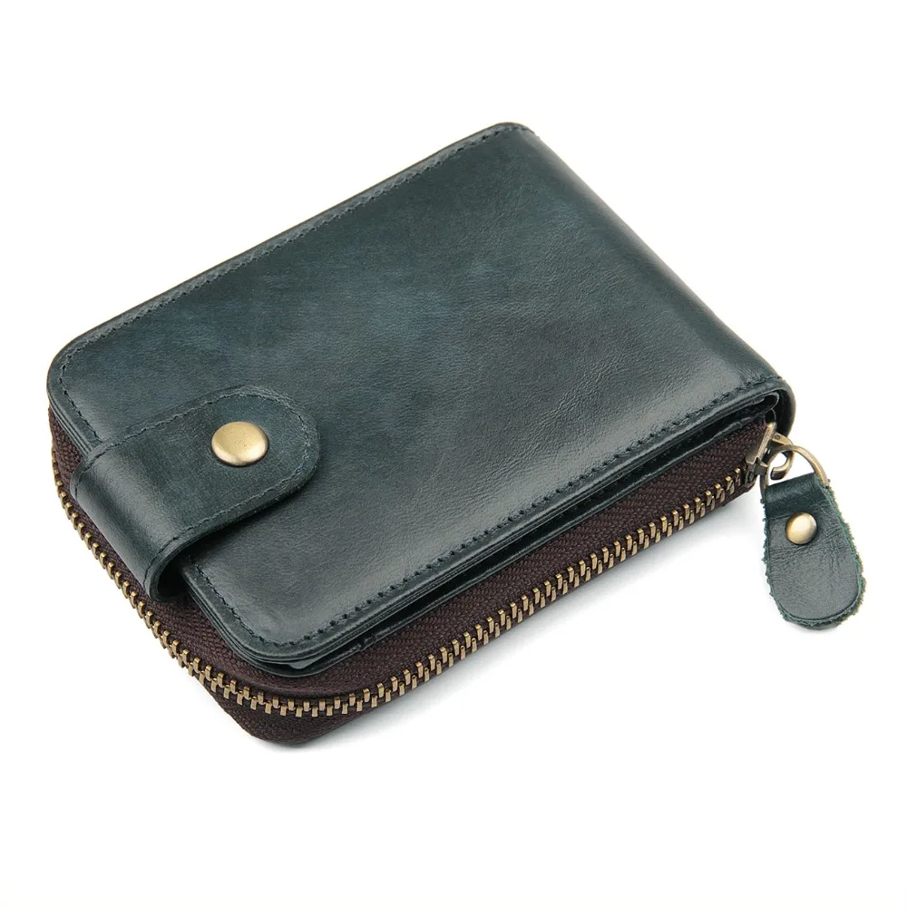 

J.M.D 100% Genuine Cow Leather Organizer Walle RFID Blocking Card Holder Wallet