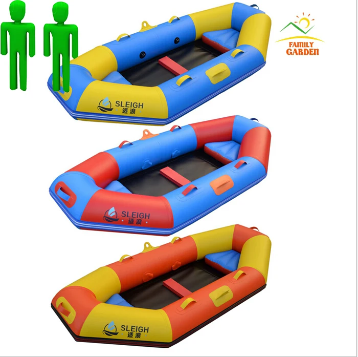 

2.4M Two Person Inflatable Fishing Boat Kayak Raft Canoe Set Cheap Sea Lake River