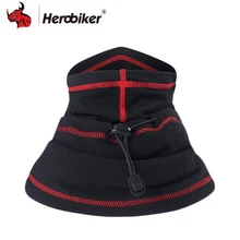 HEROBIKER мотоциклетная маска для лица, Зимняя Теплая Флисовая Балаклава, шапка с капюшоном, велосипедная штормовка, маска для лица, теплая зимняя флисовая маска для шеи