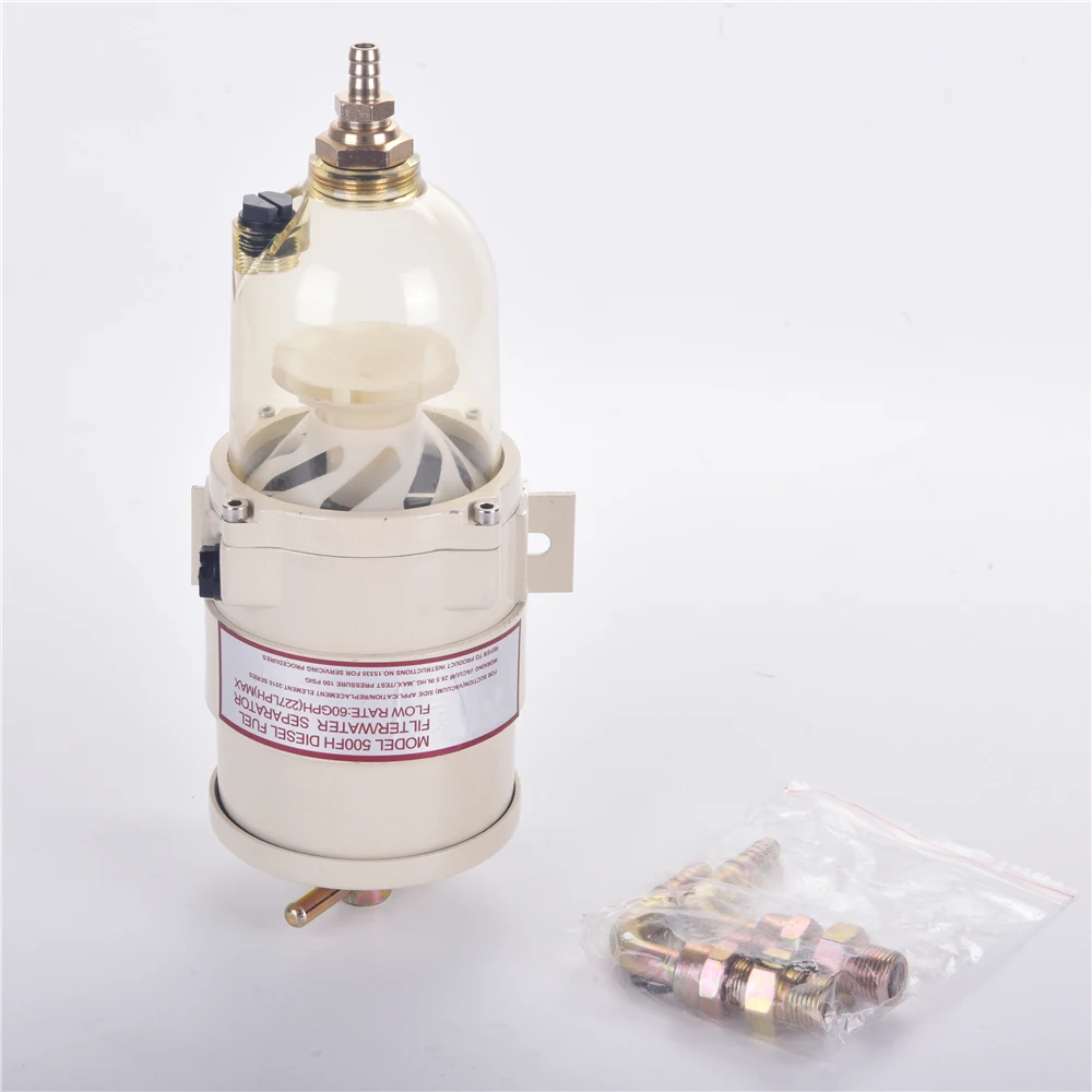 

2pcs 500fg Turbine fuel filter water separator Marine no orignal Racor Parker with fit Diesel engine 2010PM TM plastic plug