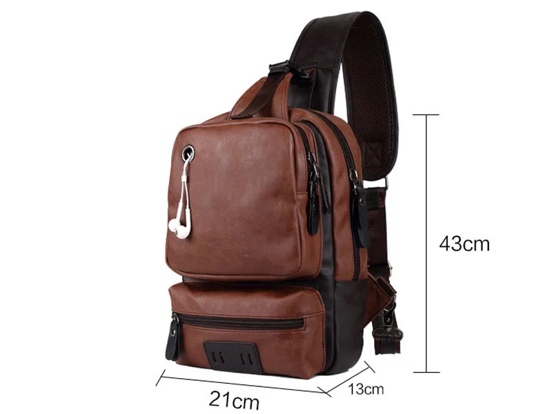 respirável couro do plutônio crossbody sacos para