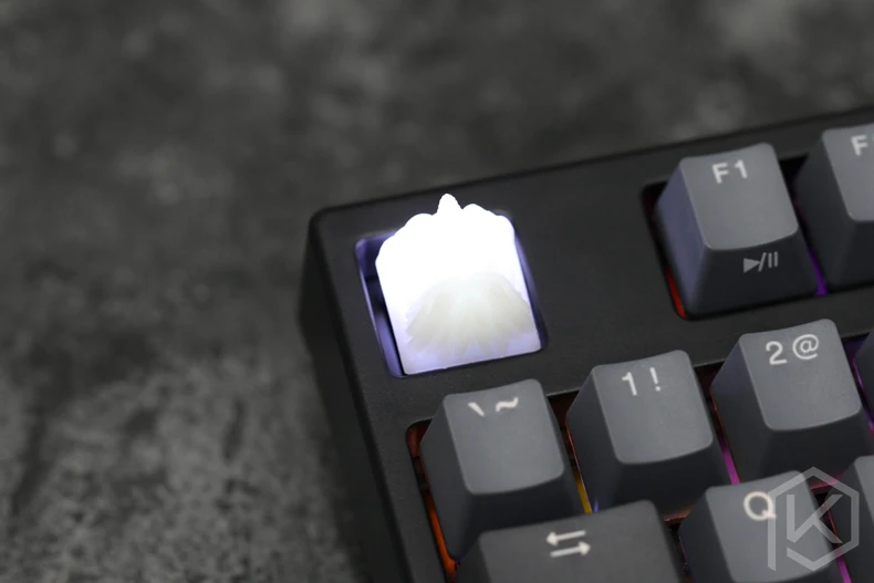 Новинка блестящая клавиатура с 3D принтом pla kirin Механическая Подсветка