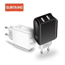 Suntaiho USB Charger Dual USB Port Charger Travel Wall Charger Adapter Smart Mobile Phone Charger for Xiaomi USPlug Fast Charger Suntaiho USB Charger Dual USB Port Charger Travel Wall Charger Adapter Smart Mobile Phone Charger for Xiaomi USPlug Fast Charger