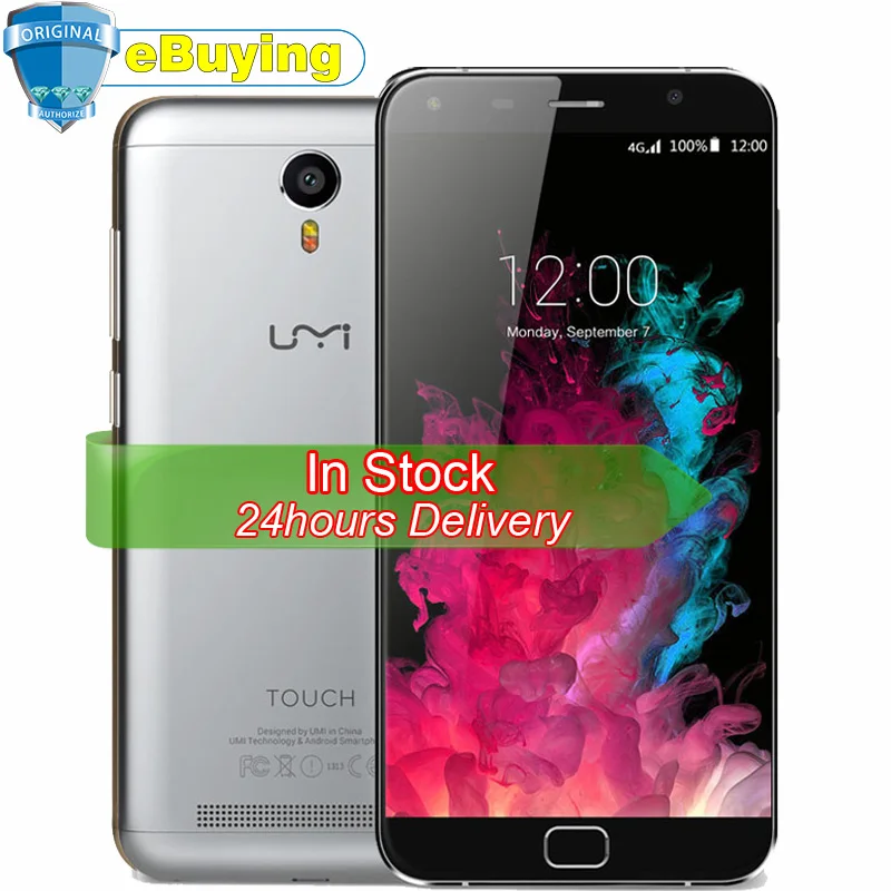 Umi Touch Smartphone Android 6.0 MTK6753 Octa Core Mobile Phone 5.5inch Screen 3GB RAM16GB ROM 4000mAH Fingerprint 4G Cell Phone