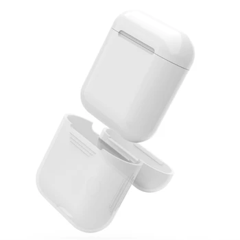 

For Apple AirPods Air Pods Silicone Cover Soft Case Airpod Charger Case Cover Protective charger Case for AirPods True Wireless
