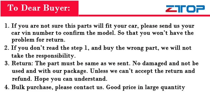 To buyers
