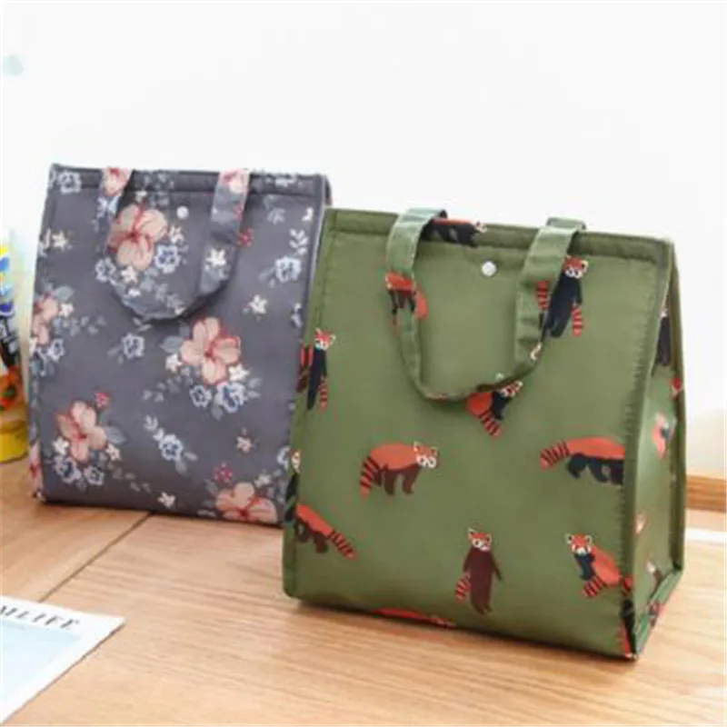 

New Waterproof Special Thermal Insulation Storage Tote Portable Insulated Lunch Box Pouch Cooler Oxford Cloth Food Bag
