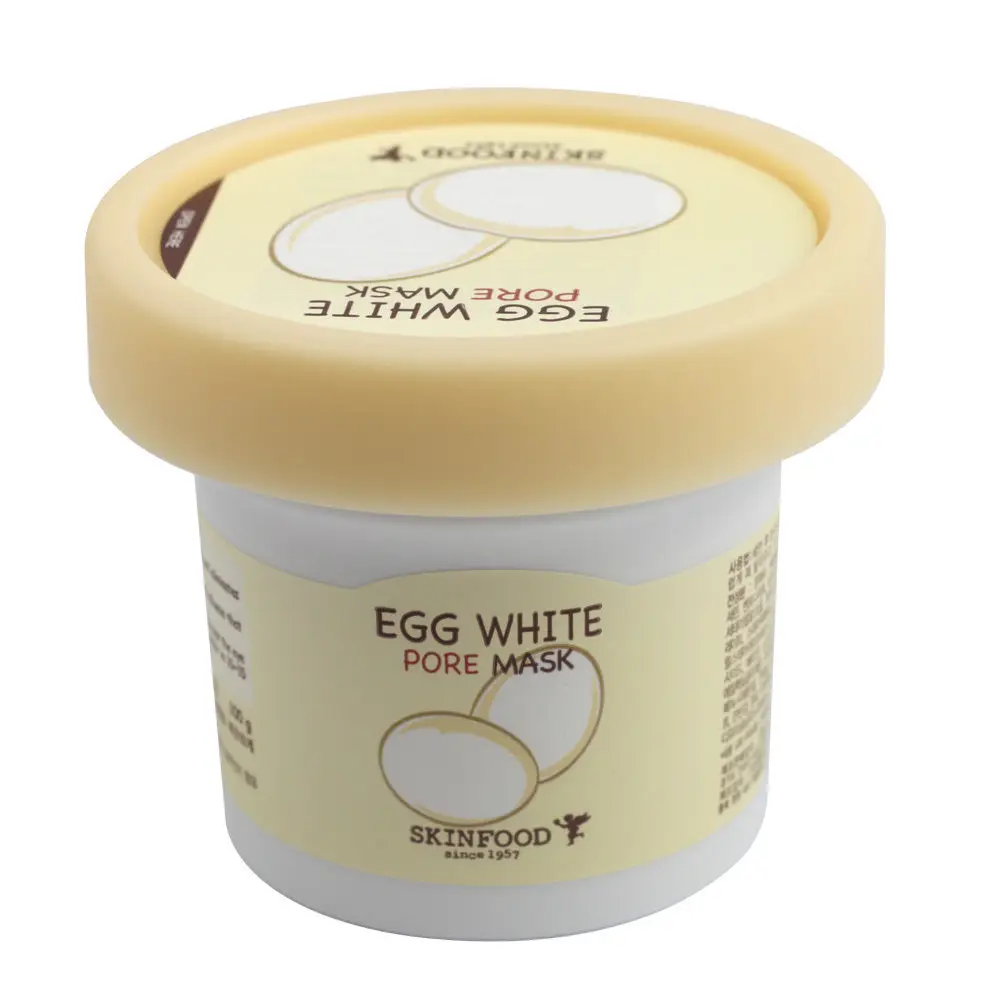 

SKINFOOD Egg White Pore Mask 100g Whitening Moisturizing Acne Male Women's Treatment Facial Mask Face Skin Care Skin Food 1pcs