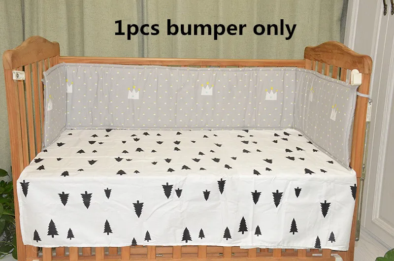 Скандинавские звезды дизайн детская кровать утолщенные бамперы цельная кроватка вокруг подушки защита для кроватки подушки новорожденных декор комнаты - Цвет: NO4