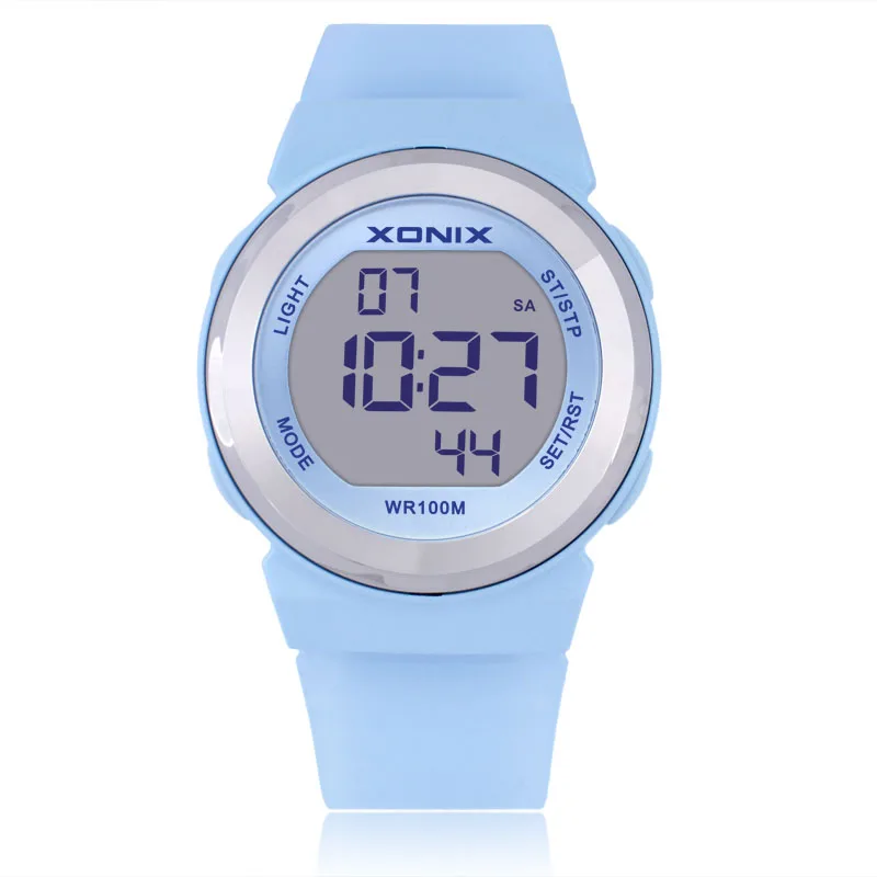 Najtaniej Gorąco!!! Moda z najwyższej półki kobiet zegarki sportowe wodoodporne 100m panie galaretki LED cyfrowy zegarek pływanie nurkowanie zegarek na rękę Montre Femme