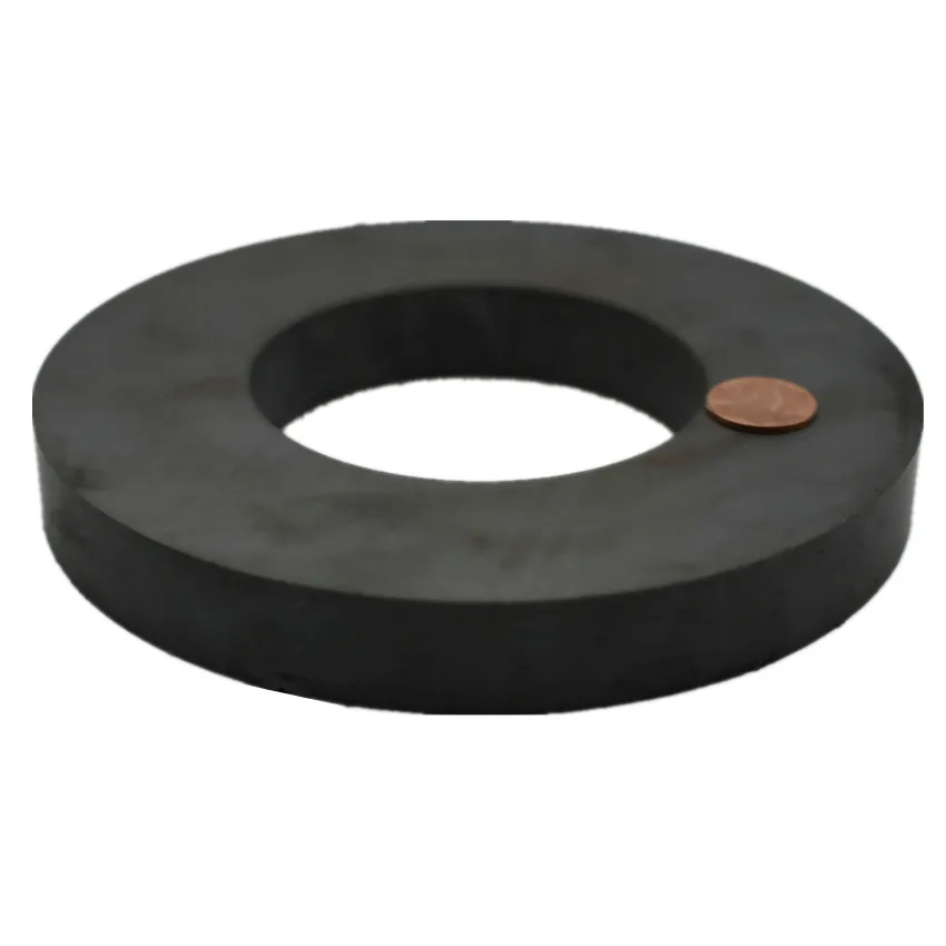 1 piece Ferrite Ring OD 156x80x20 mm 6" Large Grade C8 Ceramic