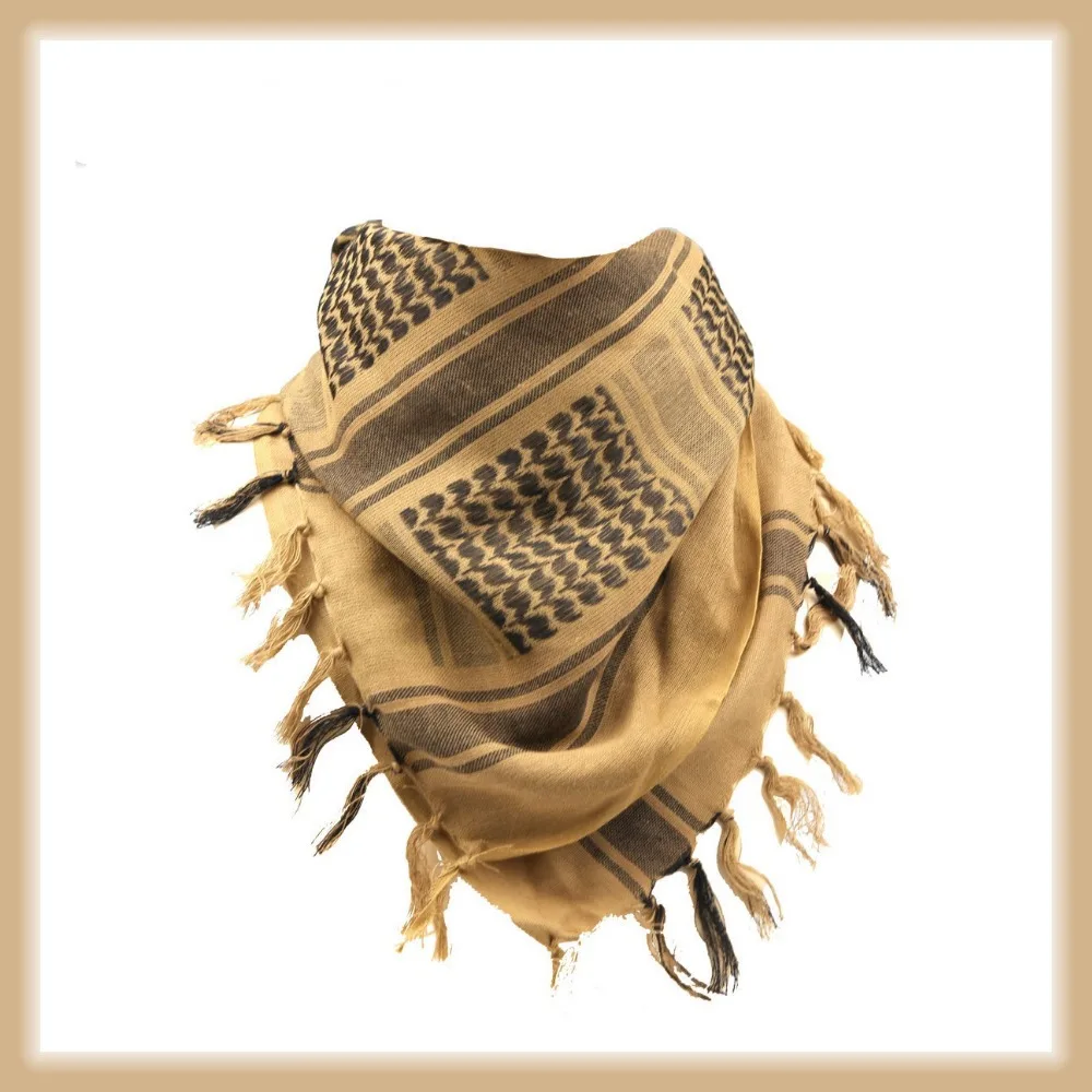 Армейский Военный Тактический арабский шемаг Keffiyeh Шарф шаль шейный платок Coyote OD зеленое полотенце для лица