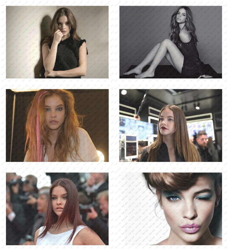 

Barbara Palvin Idol Poster White Kraft Paper wall sticker Decorative paintings beautiful Girl Poster