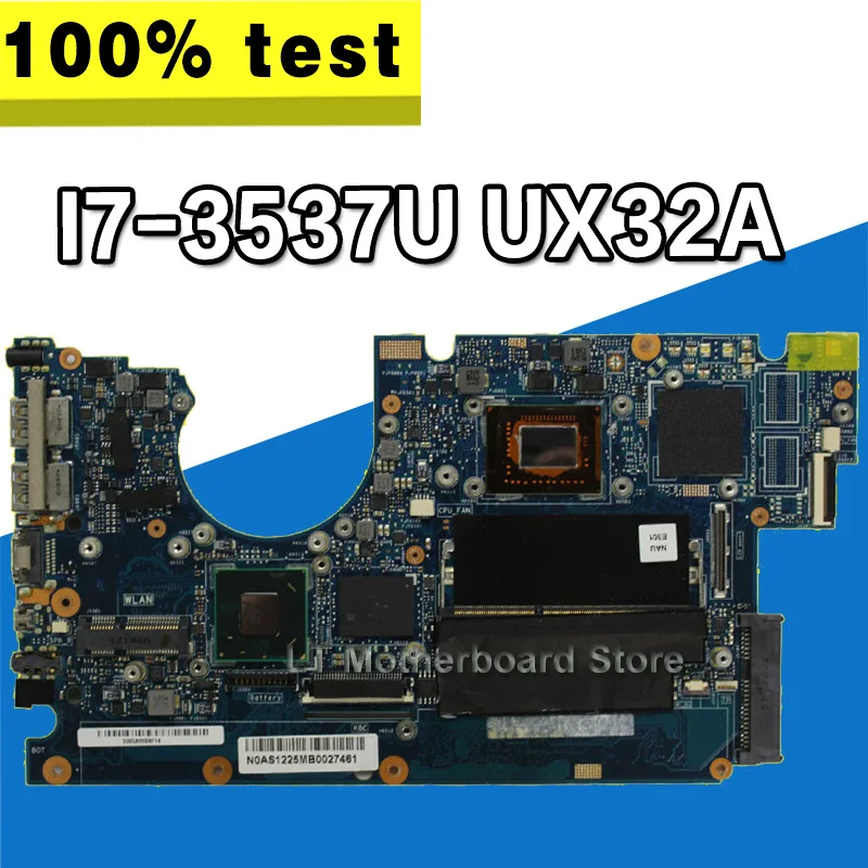UX32A материнская плата для For Asus UX32V UX32VD ноутбука I7-3537U 2 Гб 90R-NYOMB1900Y | Компьютеры и