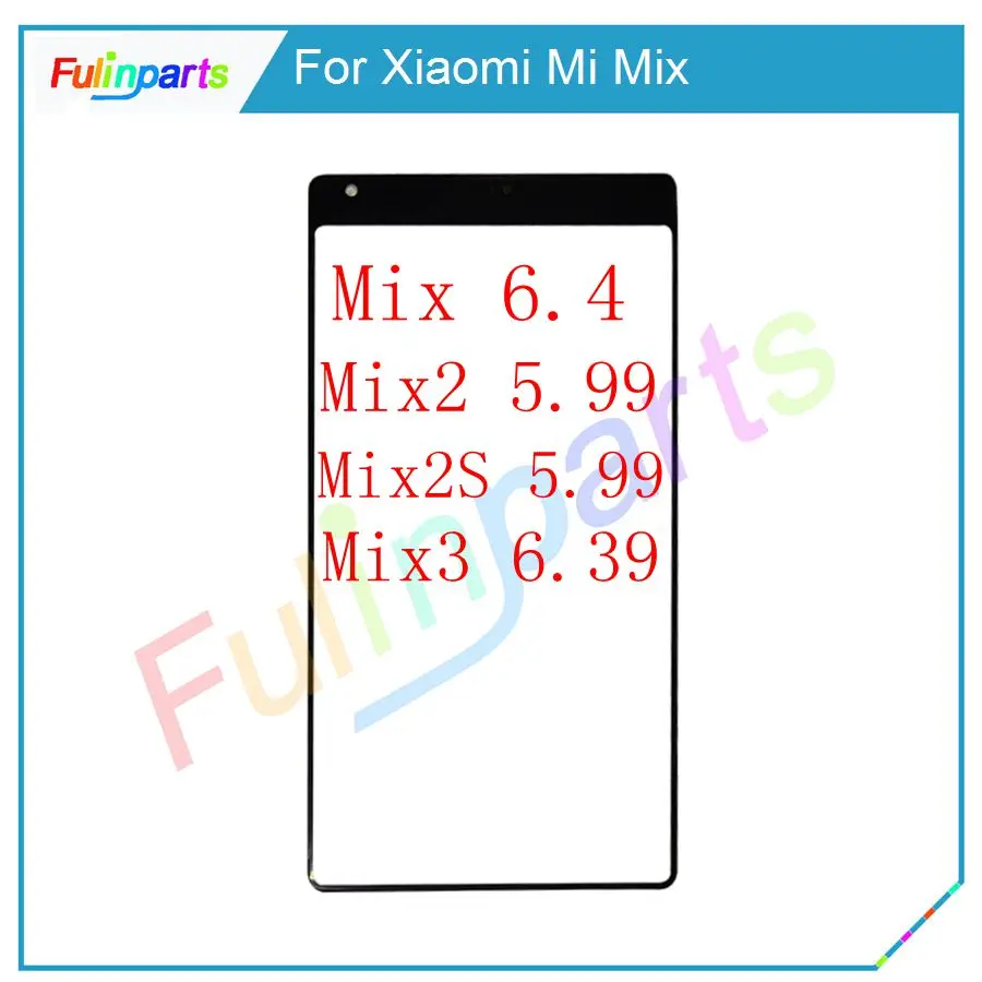 Для Xiaomi Mi Mix/Mix 2/Mix 2 S/Mix 3 передний экран внешнее стекло сенсорная внешняя крышка