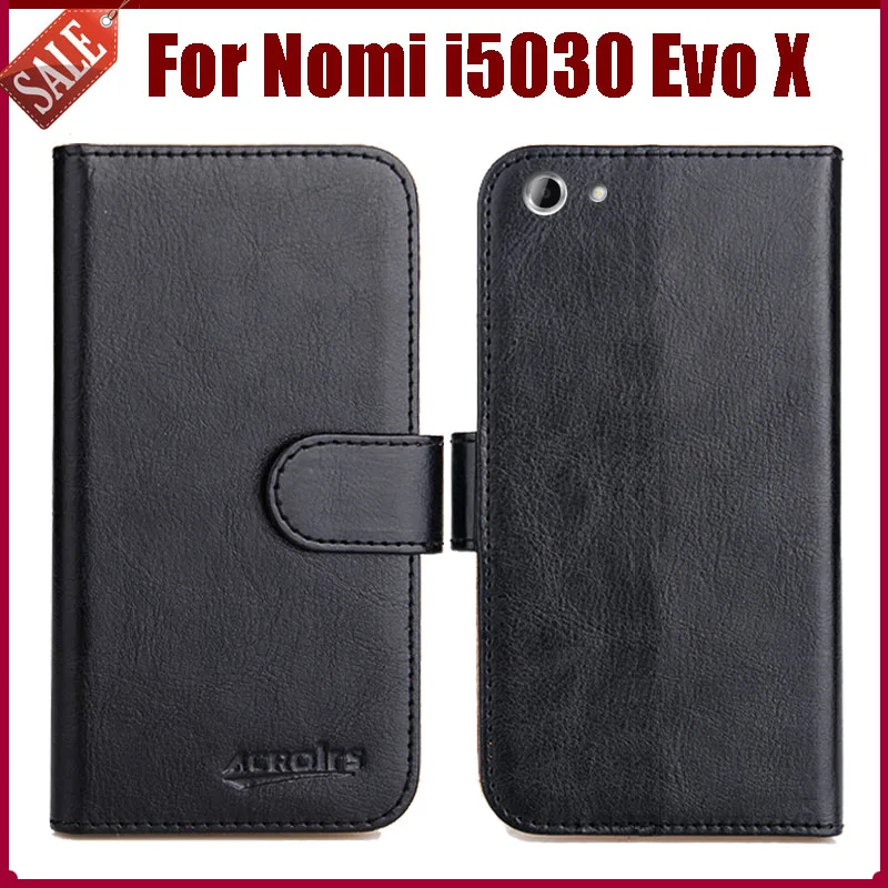 

Hot Sale! Nomi i5030 Evo X Case New Arrival 6 Colors High Quality Flip Leather Protective Cover For Nomi i5030 Evo X Case