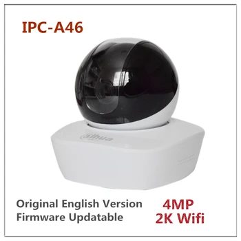 

Original dahua English IPC-A46 4MP Network Dome Camera 2K H.265 Wifi PT camera with Two-way Talk Easy4IP cloud baby monitor
