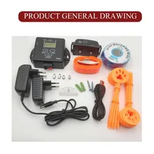 

X800 Smart Electronic Pet Dog Fencing System Waterproof Diving Rechargeable Receiver Collar Dog Controller Fence System