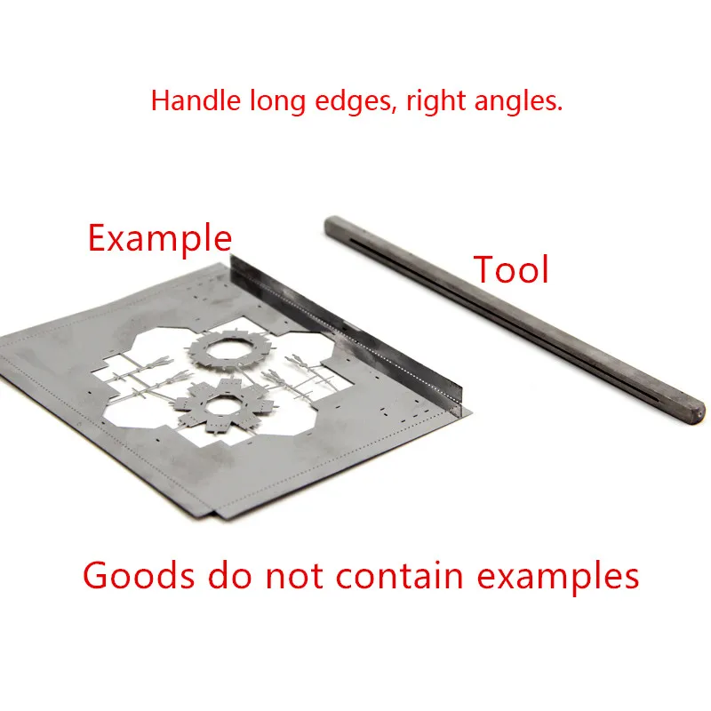 Гибочный инструмент для изготовления 3d металлических пазлов 4 шт/много щипцы щипчики инструменты для изготовления цилиндров помогут вам сделать модель - Цвет: Right angle tool