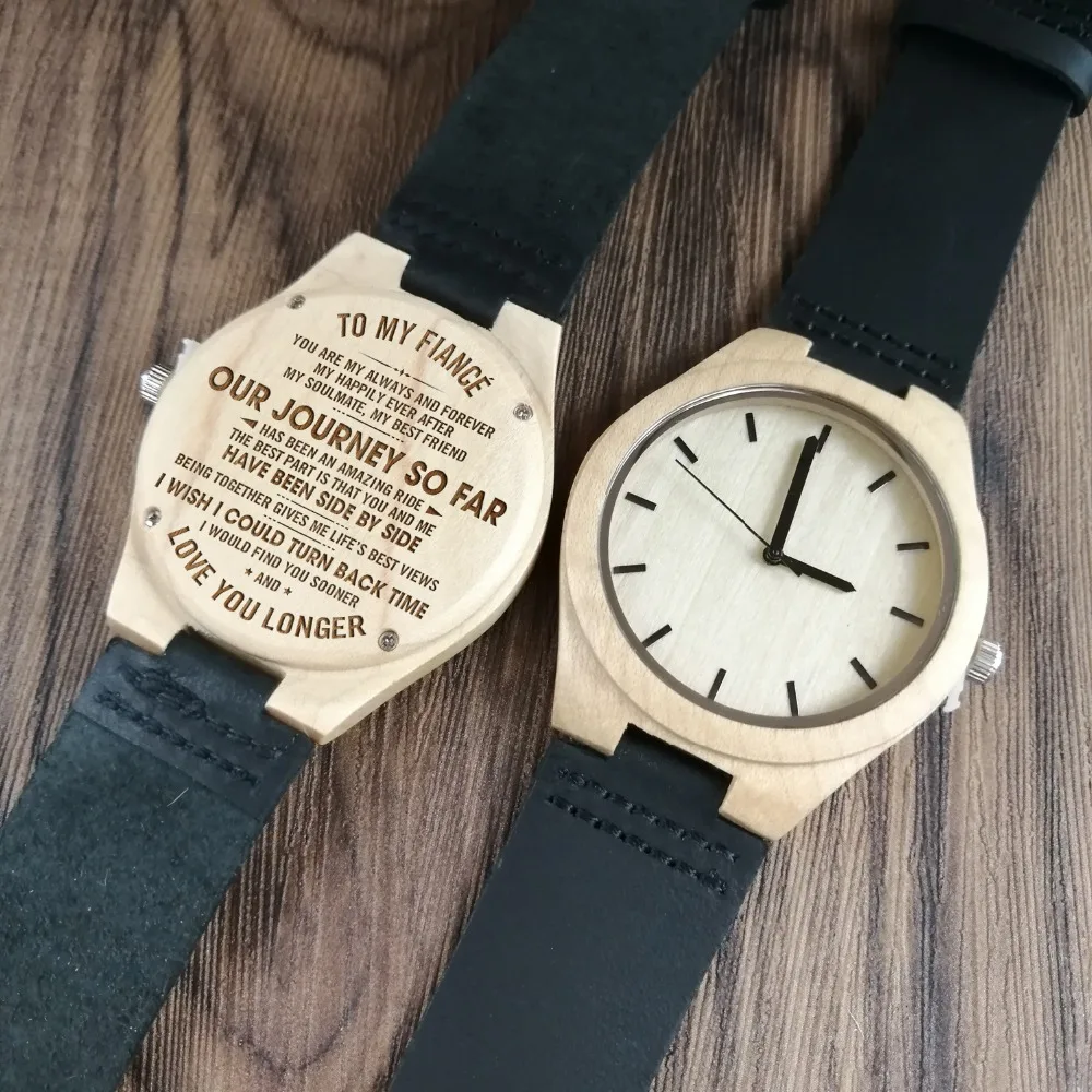 Aliexpress To My Fiance Engraved Wood Watch I Wish Could Aliexpress To My Fiance Engraved Wood Watch I Wish Could Turn Back Time From Reliable Quartz Watches Suppliers On Redear Official