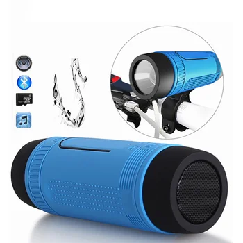 

S1 Bluetooth Speaker Portable Subwoofer Power Bank Rechargeable with LED light for Outdoor Sport charger