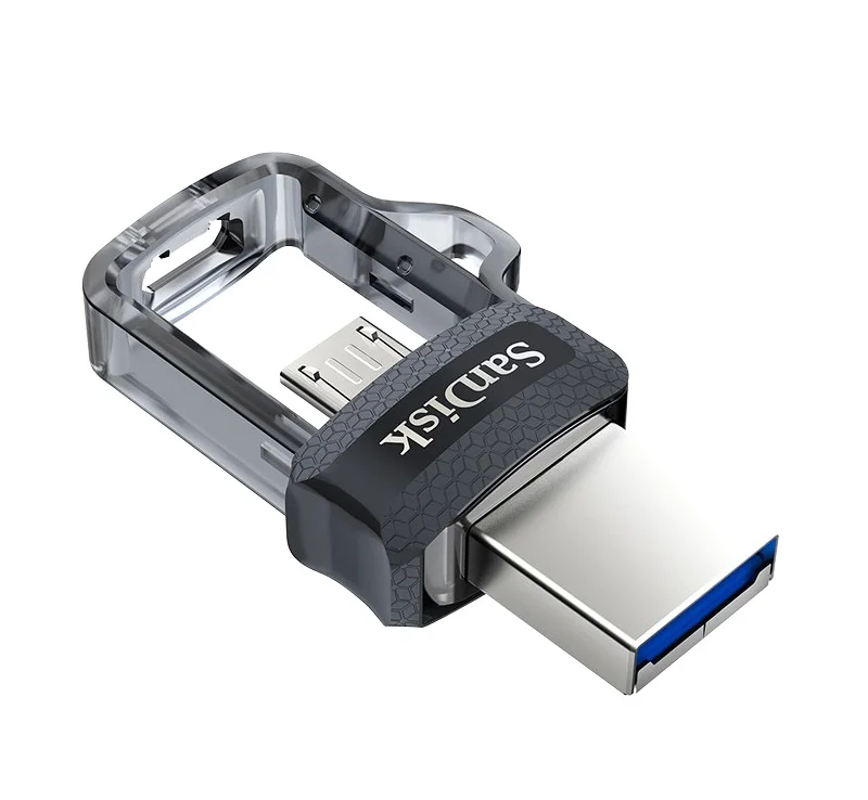 SanDisk Ultra Dual Drive M3.0 Флешка 256 ГБ 128 Гб 64 ГБ 32 ГБ 16 ГБ Micro USB 3,0 двойной слот OTG карта памяти U диск для телефона/ПК