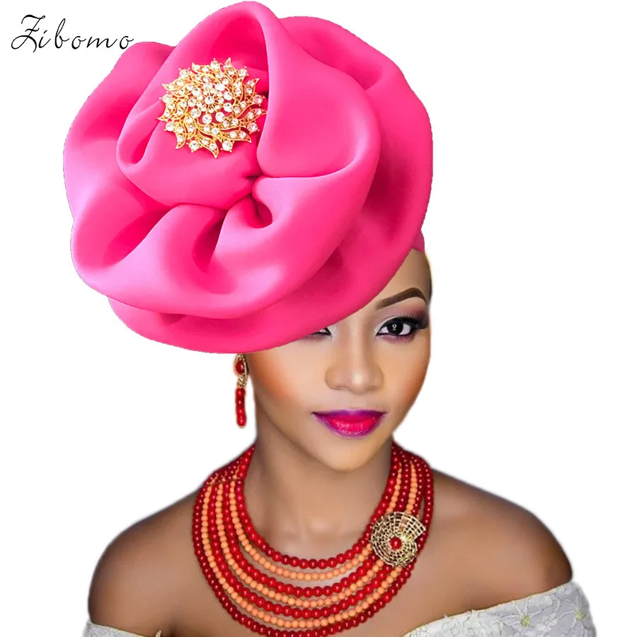 Нигерийский головной убор aso ebi gele готовый к использованию тюрбан в африканском