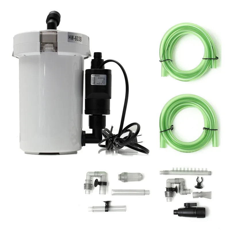 

220-240V 6W 400l/h Sunsun Aquarium Ultra-quiet External Filter Canister Fish Tank Outer Filtration System HW-603B HW-602B