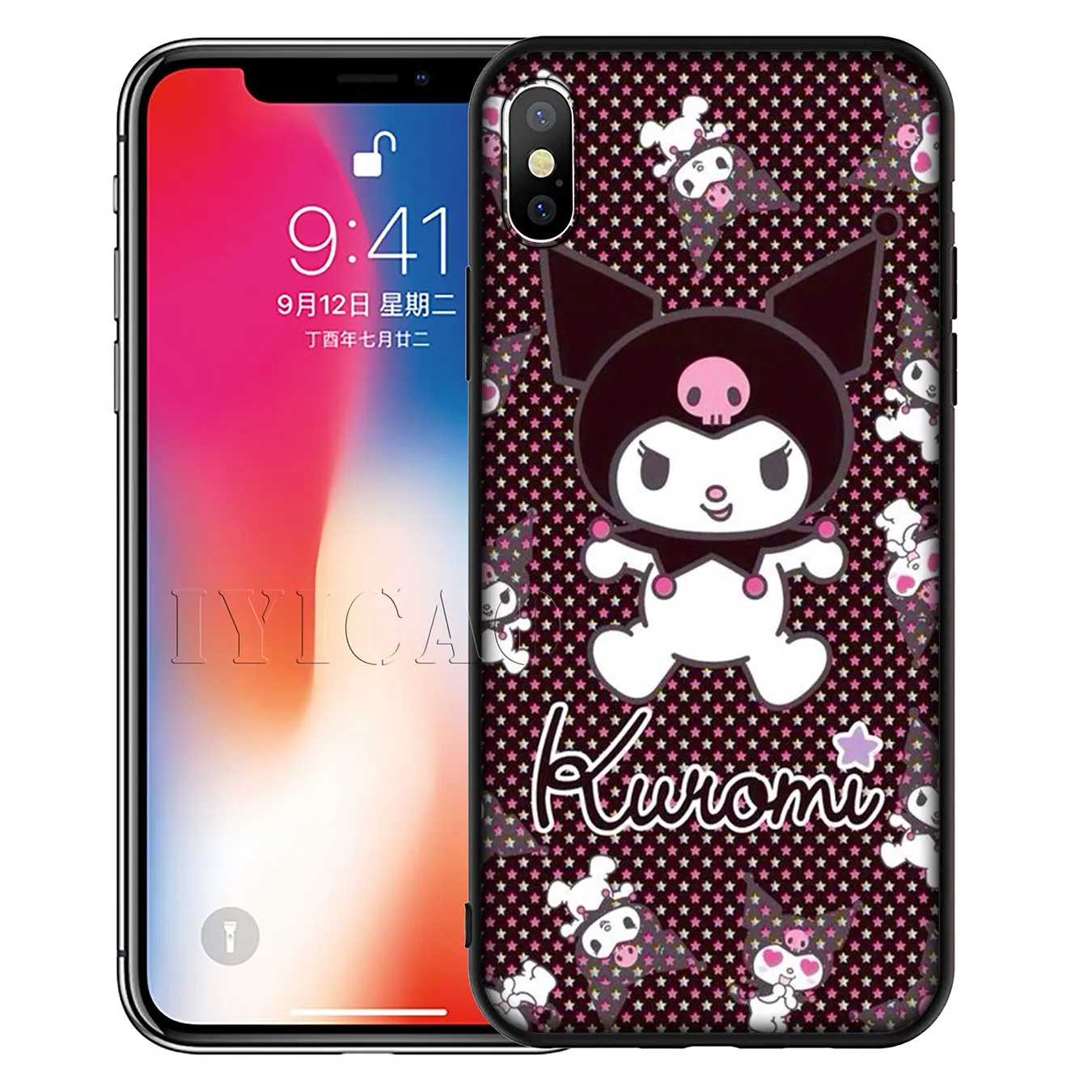 Koomi Красочный милый силиконовый мягкий чехол для iPhone 11 Pro Max XR X XS Max 8 7 6 6S Plus 5 5S SE - Цвет: 7