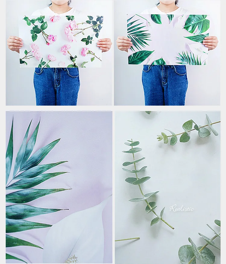 

INS Photography Paper Board Double-sided 3D Pattern Tabletop Shooting Background Backdrops Adornment Items for Foods Cosmetics