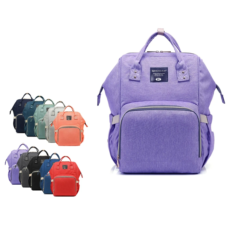 

Fashion Large Diaper Bag Backpack Outdoor Travel Zipper Wet Bag Waterproof Diaper Bag Designer Baby Stroller Bag for Baby Care