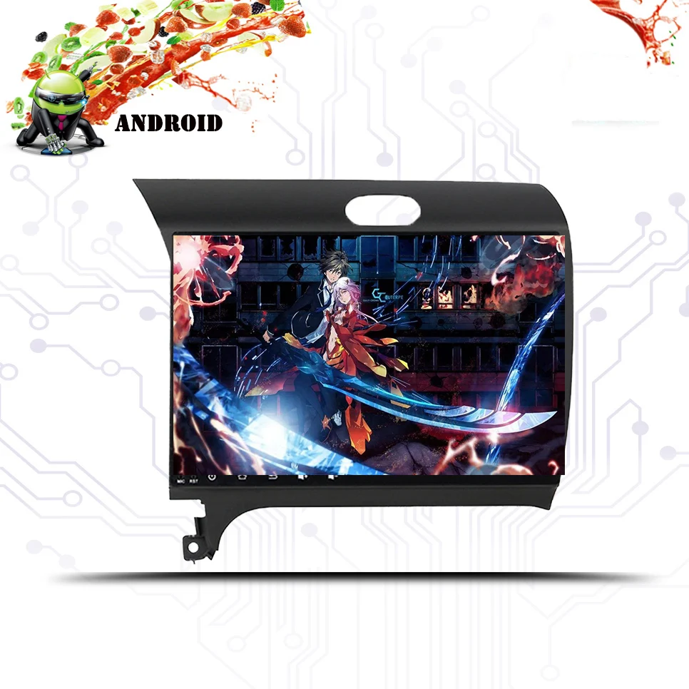 Perfect Auto 4+64GB Android 9.0 2 DIN Car DVD GPS for Kia CERATO K3 FORTE 2013 2014 2015 2016 head unit radio video player wifi Stereo 0