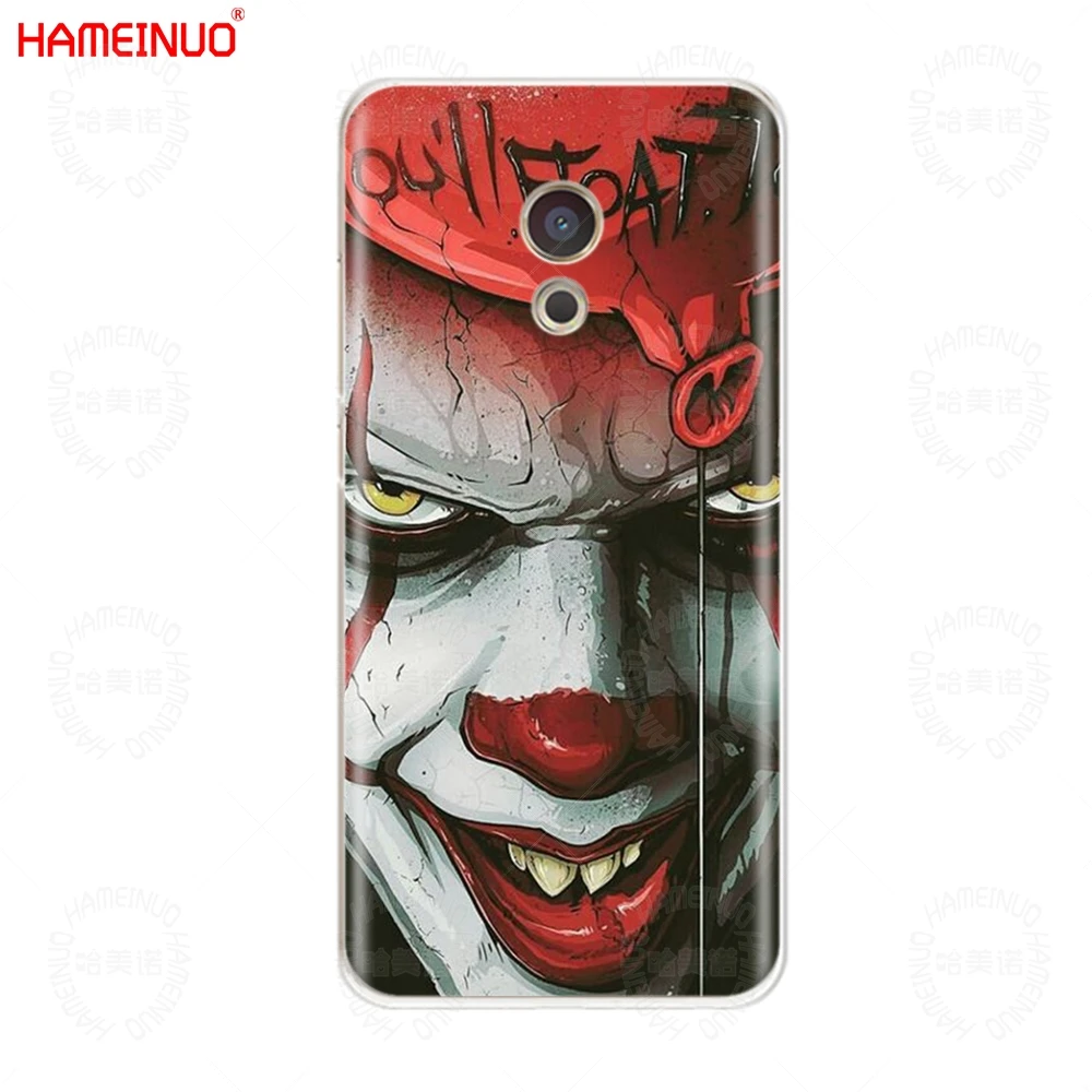 HAMEINUO The Clown Horror IT Cover phone Case for Meizu M6 M5 M5S M2 M3 M3S MX4 MX5 MX6 PRO 6 5 U10 U20 note plus - Цвет: 80716