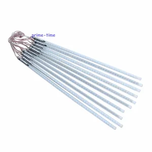 50 см 3528 SMD светодиодный светильник МЕТЕОР 10 трубка 60 светодиодов для рождества для сцены, для вечеринки, для диджеев декоративный дождь свет, диаметр 12 мм - изображение