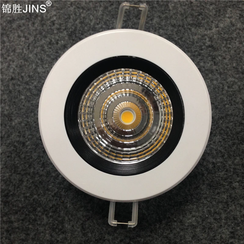 Interior lighting Adjustable angle COB ceiling lamp flame retardant