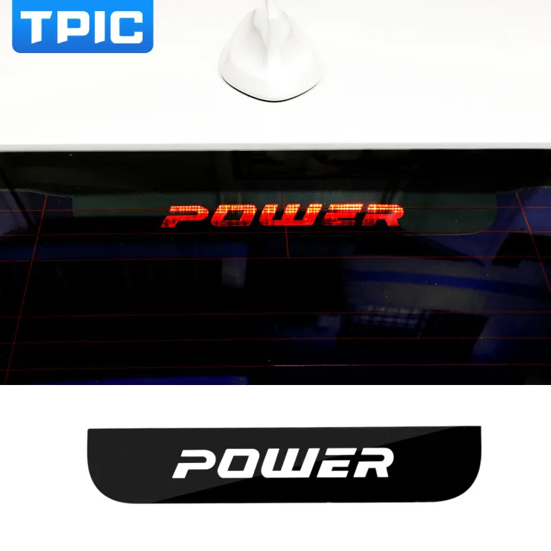 2017 New Styling Brake Light Sticker Acrylic Brake Lights Decorative Cover M Power Car Stickers