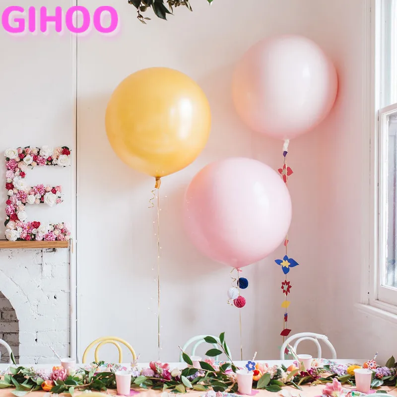 

10PCS 18inch Macaron Latex Balloons 7 Candy Colors Wedding Baby Shower Birthday Party Decoration Supplies Helium Globos Kids Toy