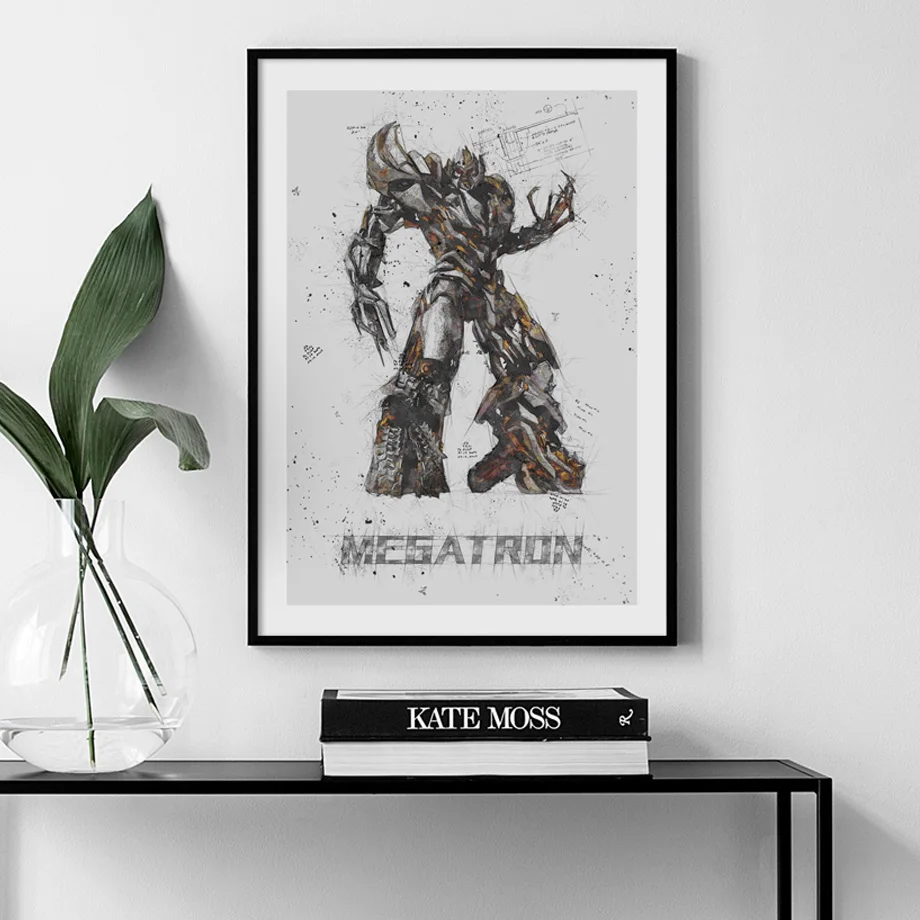 

Decepticons Megatron Shockwave Starscream Wall Art Canvas Painting Nordic Posters And Prints Wall Pictures For Living Room Decor