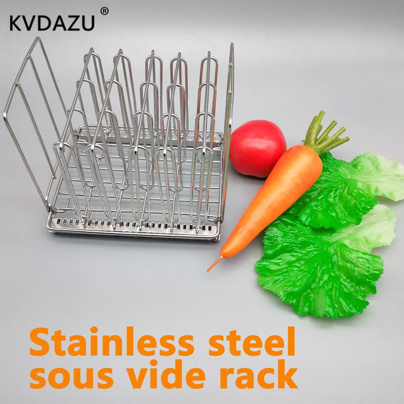 

Sous Vide Rack Stainless Steel Sous Vide Cooker Containers Detachable Dividers Separator for Immersion Circulators