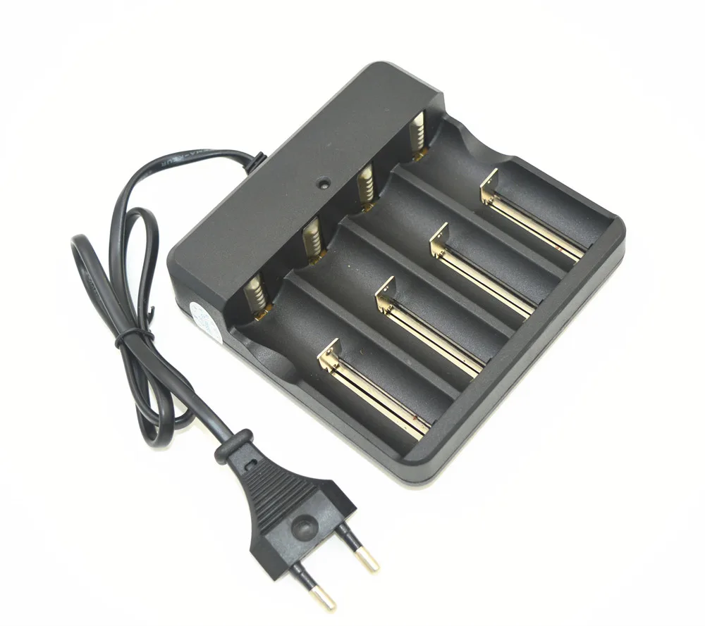 

High quality EU/US Plug Multifunctional Battery Charger 4 Slots Universal for 18650 14500 16340 26650 Li-ion Battery